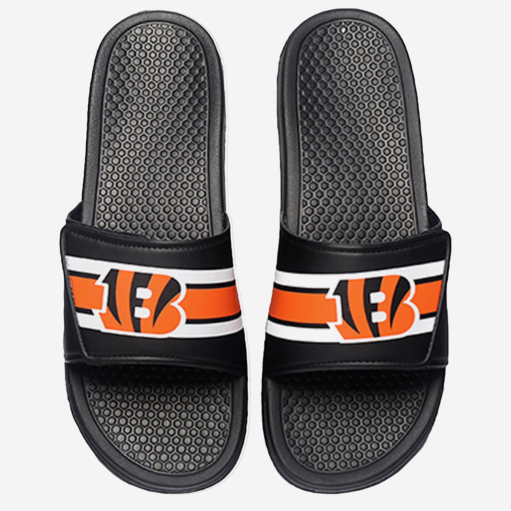 Cincinnati Bengals Stripe Legacy Sport Slide FOCO