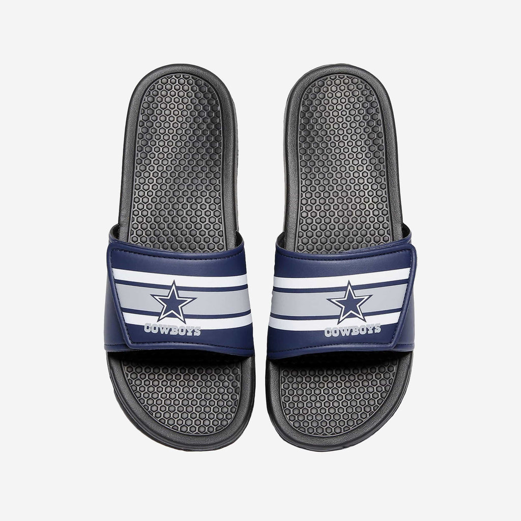 Dallas Cowboys Stripe Legacy Sport Slide FOCO S - FOCO.com