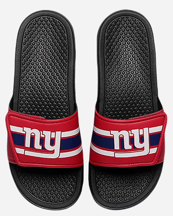 New York Giants Stripe Legacy Sport Slide FOCO S - FOCO.com