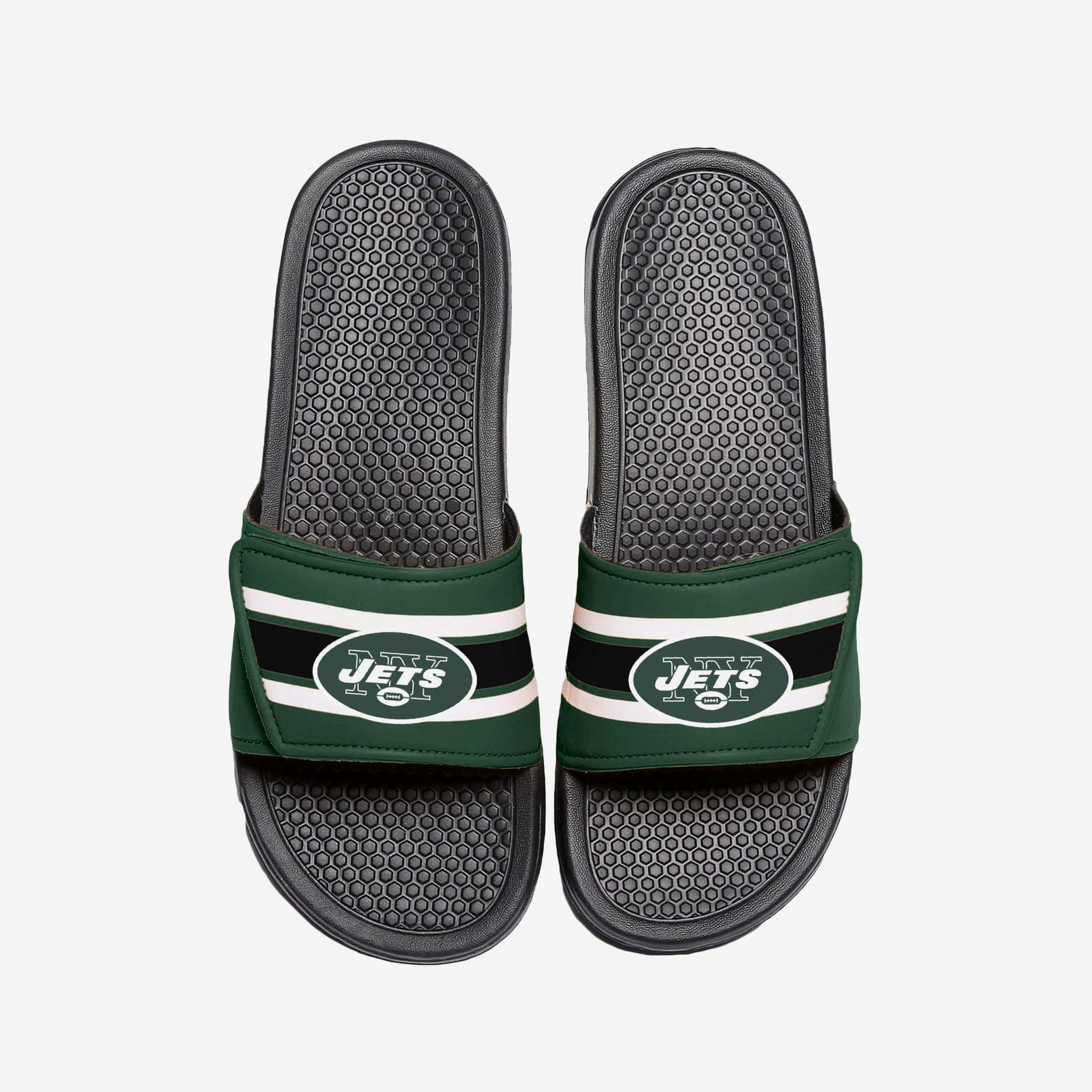 : FOCO New York NFL Mens Jets Legacy Sport Slide - L : Sports &  Outdoors