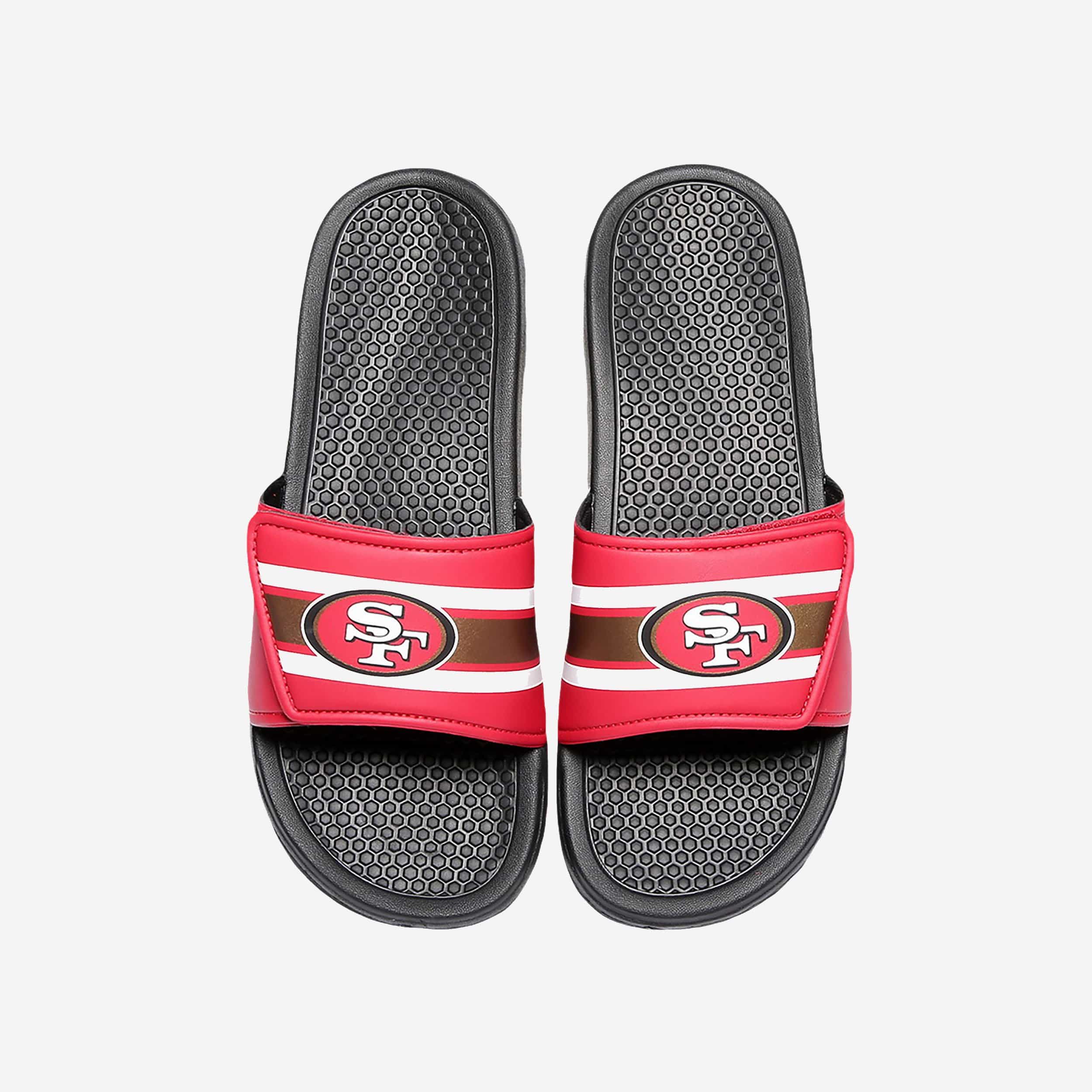 San Francisco 49ers Stripe Legacy Sport Slide FOCO