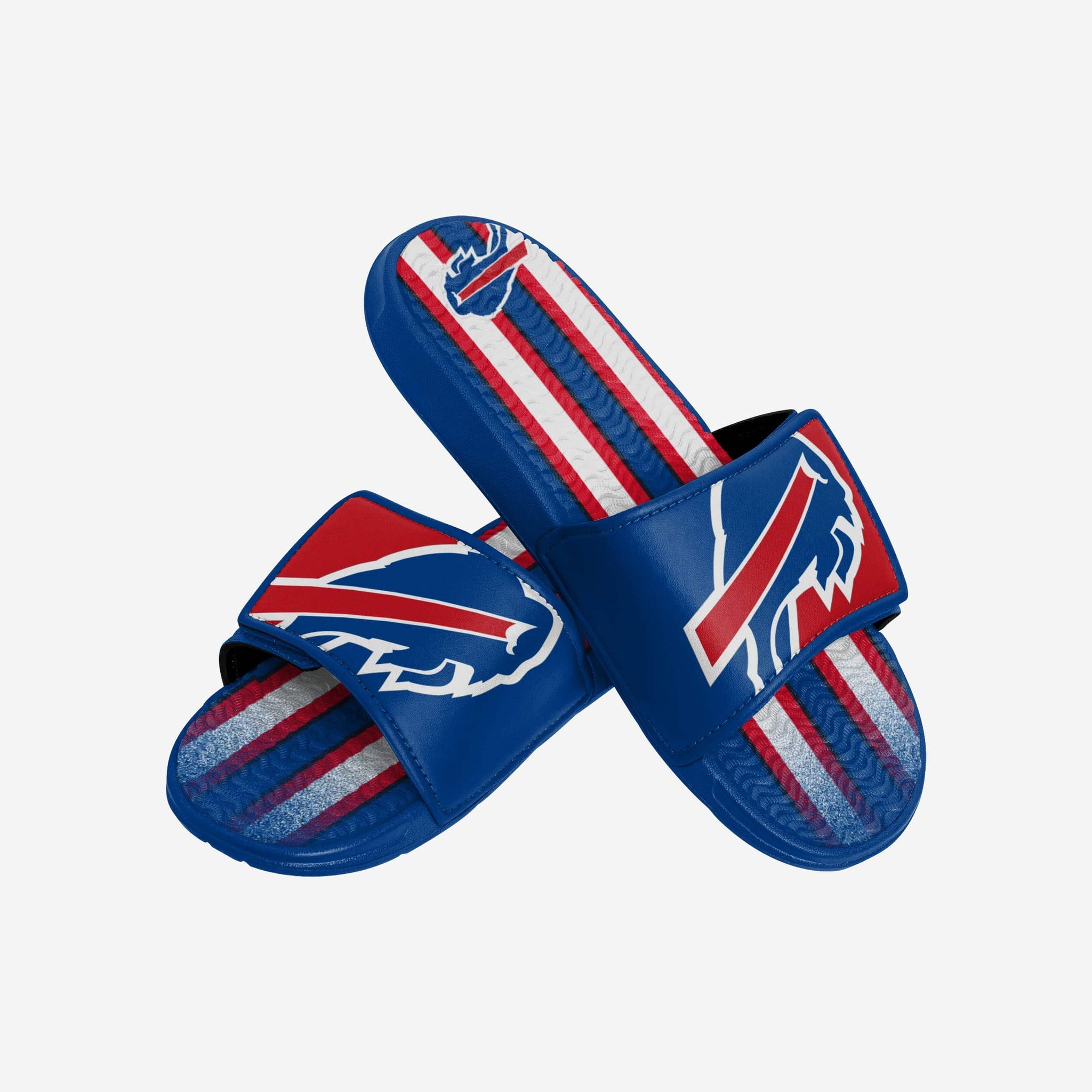 Foco Buffalo Bills NFL Mens Team Stripe gel Slide - XL