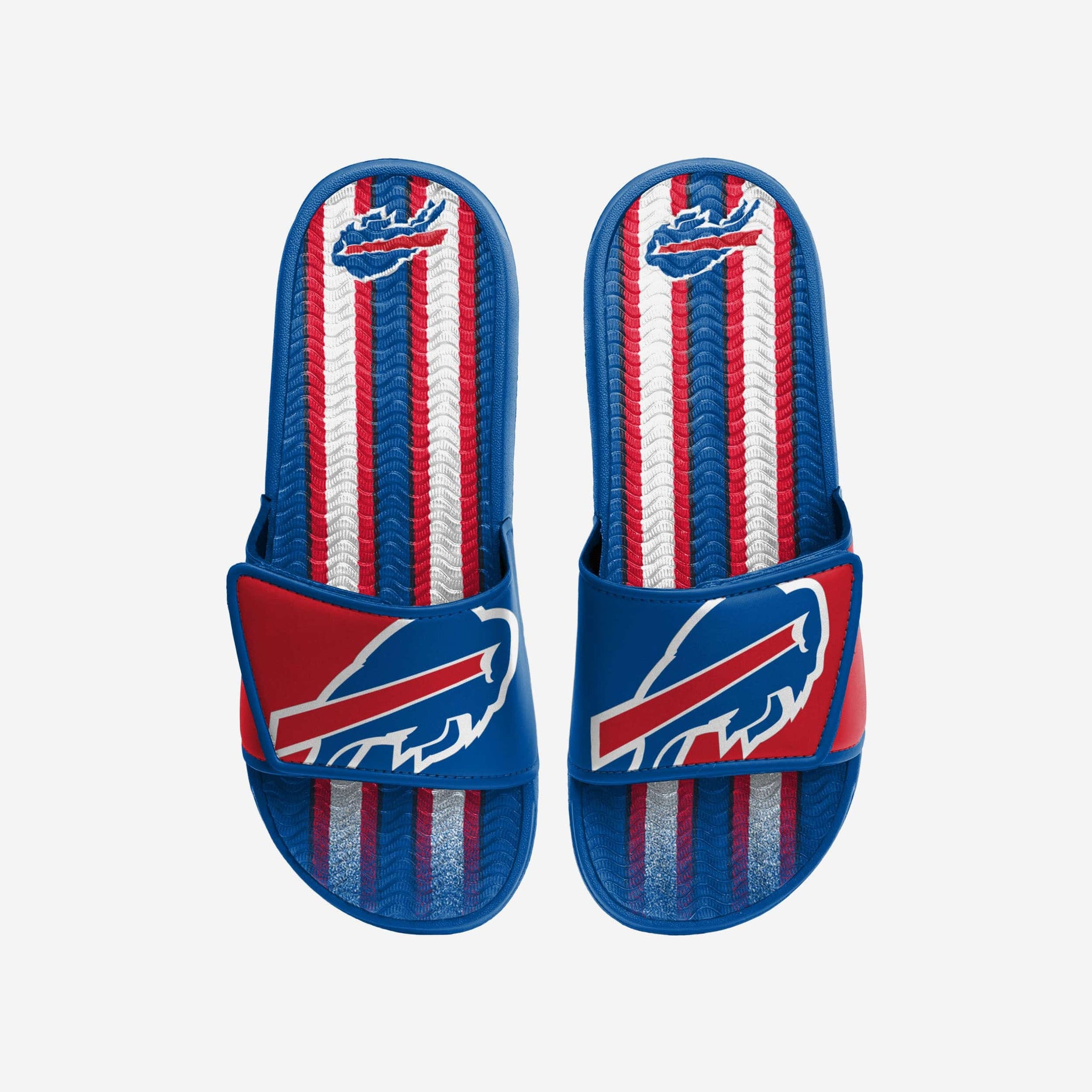 Foco Buffalo Bills NFL Mens Team Stripe gel Slide - XL