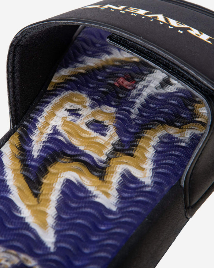 Baltimore Ravens Wordmark Gel Slide FOCO - FOCO.com