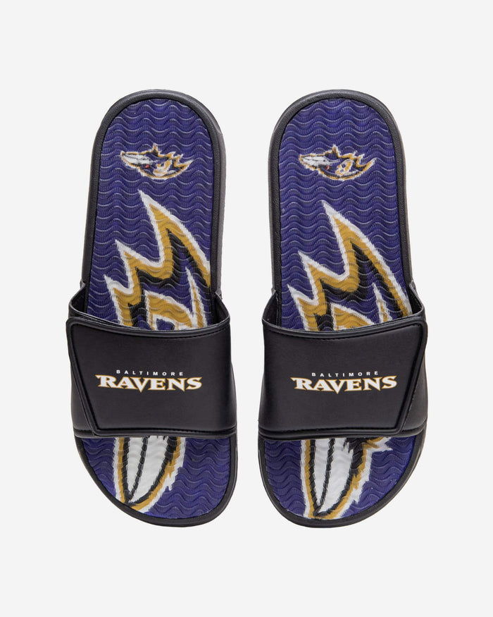 Baltimore Ravens Wordmark Gel Slide FOCO S - FOCO.com