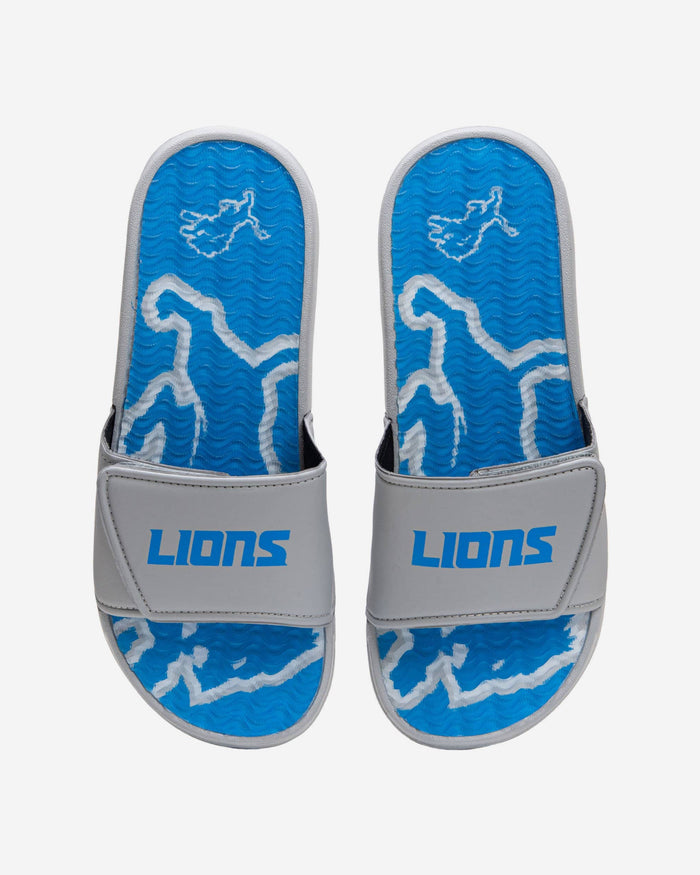 Detroit Lions Wordmark Gel Slide FOCO S - FOCO.com