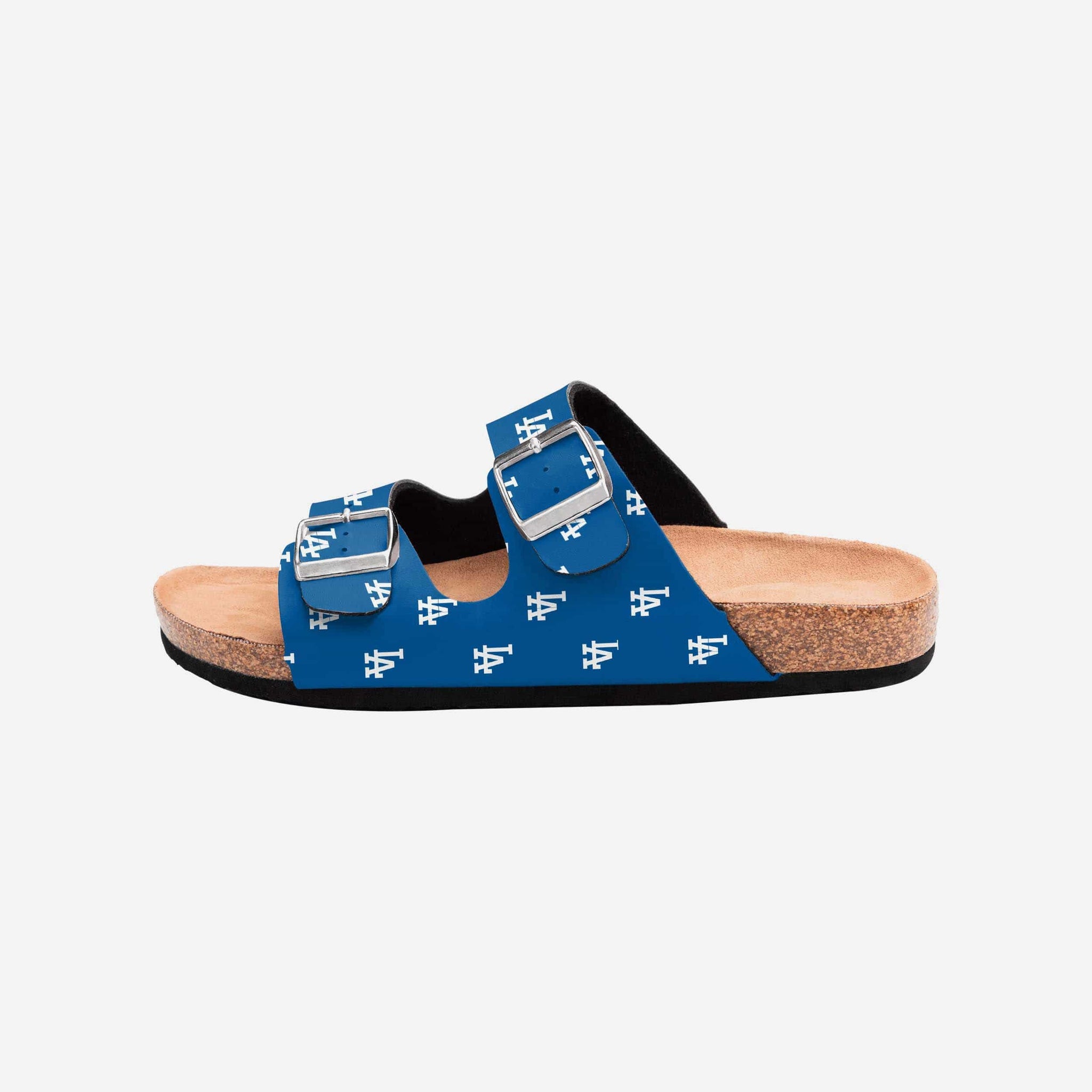 Women's FOCO Los Angeles Dodgers Double-Buckle Sandals