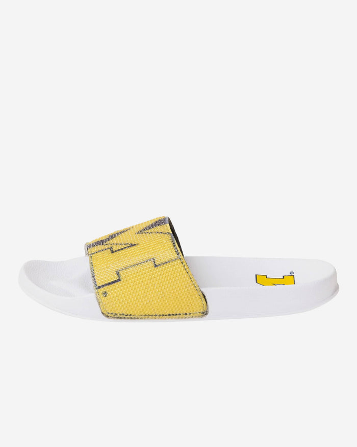 Michigan Wolverines Womens Big Logo Shimmer Slide FOCO - FOCO.com