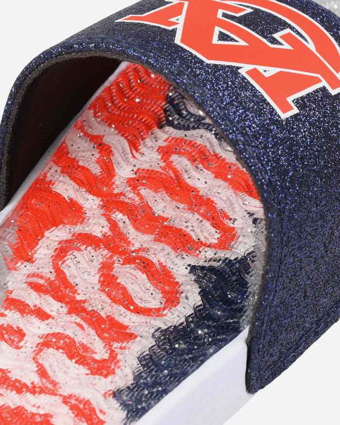 Auburn Tigers Womens Glitter Gel Slide FOCO - FOCO.com