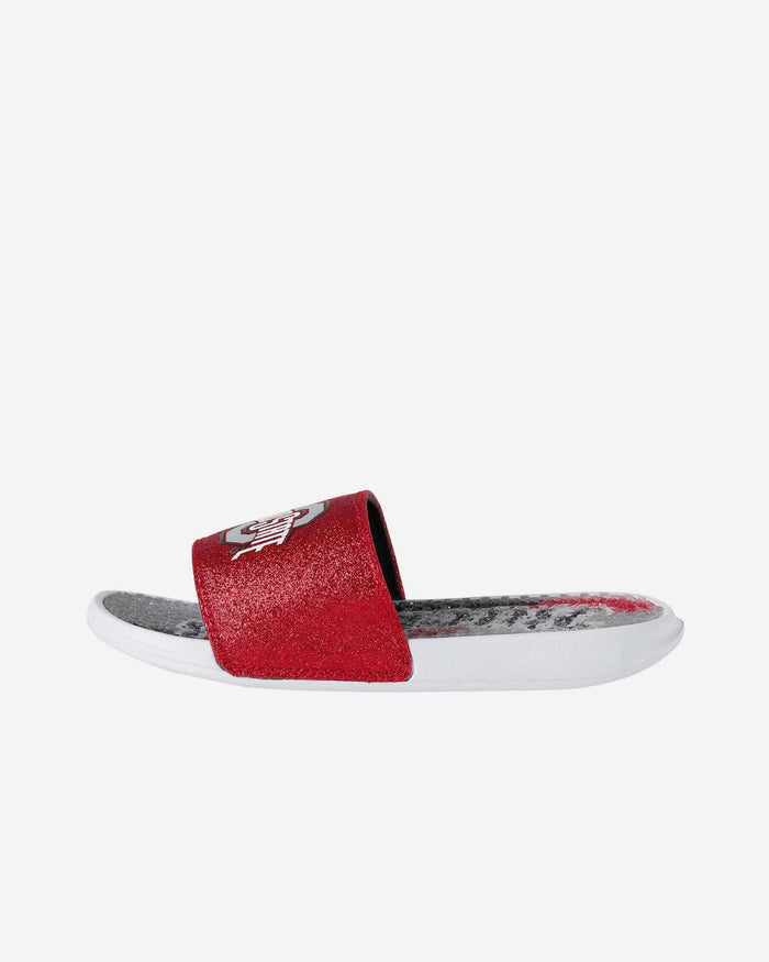 Ohio State Buckeyes Womens Glitter Gel Slide FOCO - FOCO.com