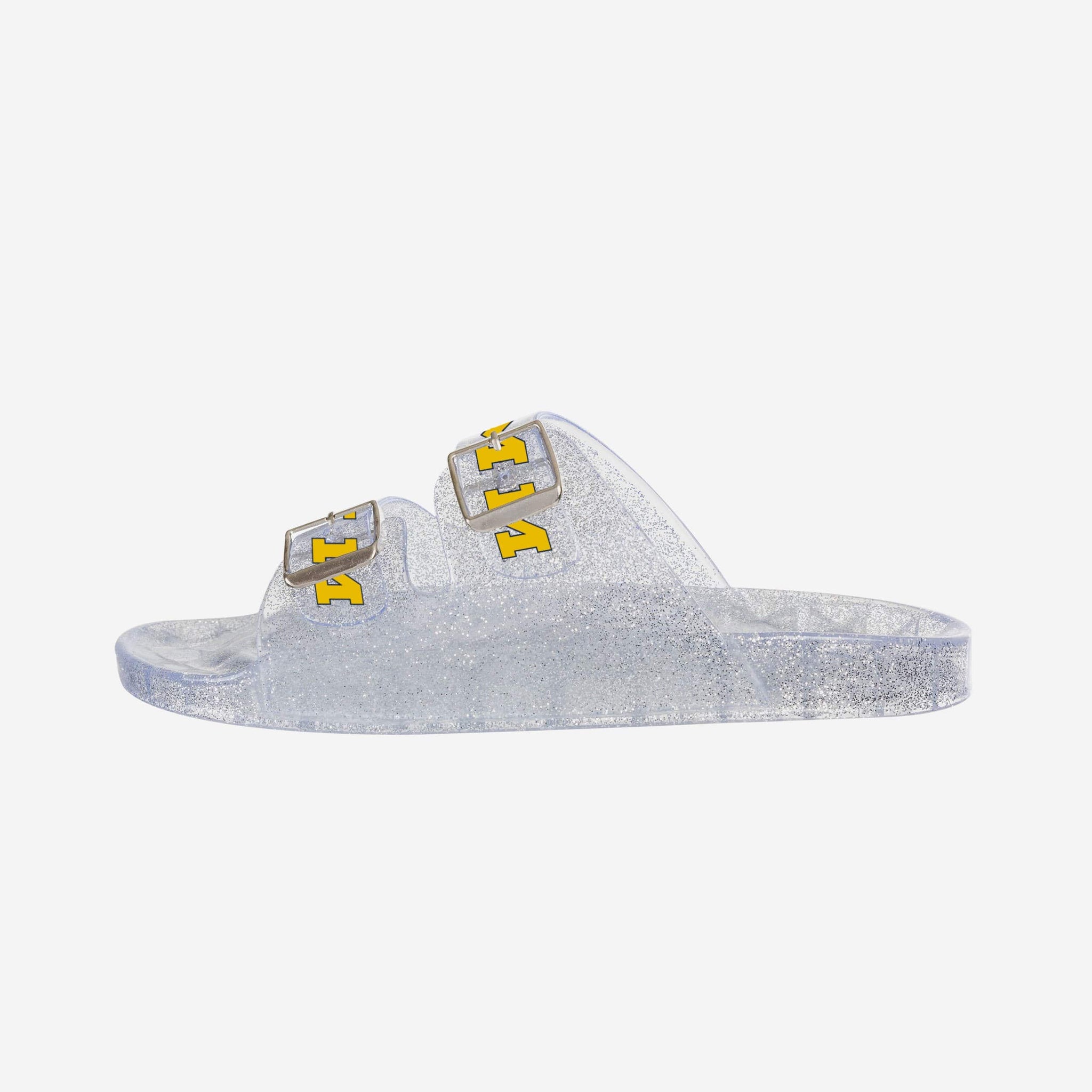 Michigan Wolverines Womens Sequin Flip Flop FOCO