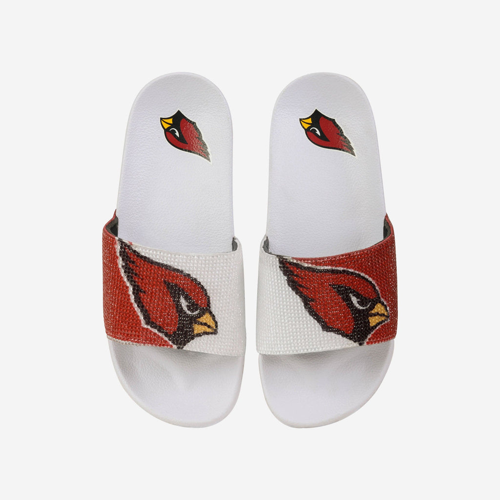 Arizona Cardinals Womens Big Logo Shimmer Slide FOCO S - FOCO.com