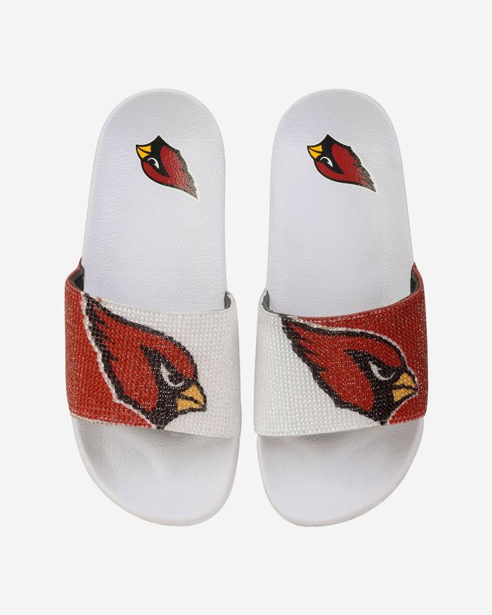 Arizona Cardinals Womens Big Logo Shimmer Slide FOCO S - FOCO.com