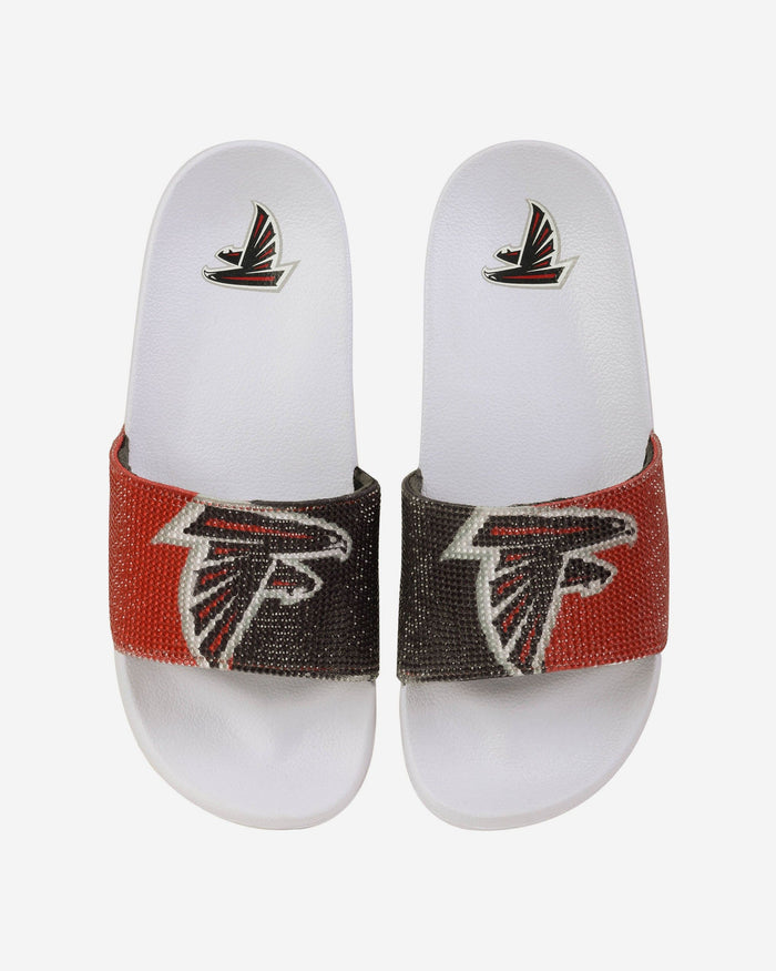 Atlanta Falcons Womens Big Logo Shimmer Slide FOCO S - FOCO.com