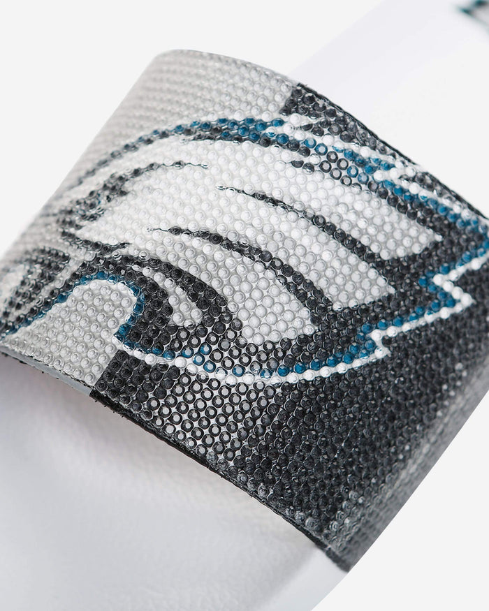 Philadelphia Eagles Womens Big Logo Shimmer Slide FOCO - FOCO.com