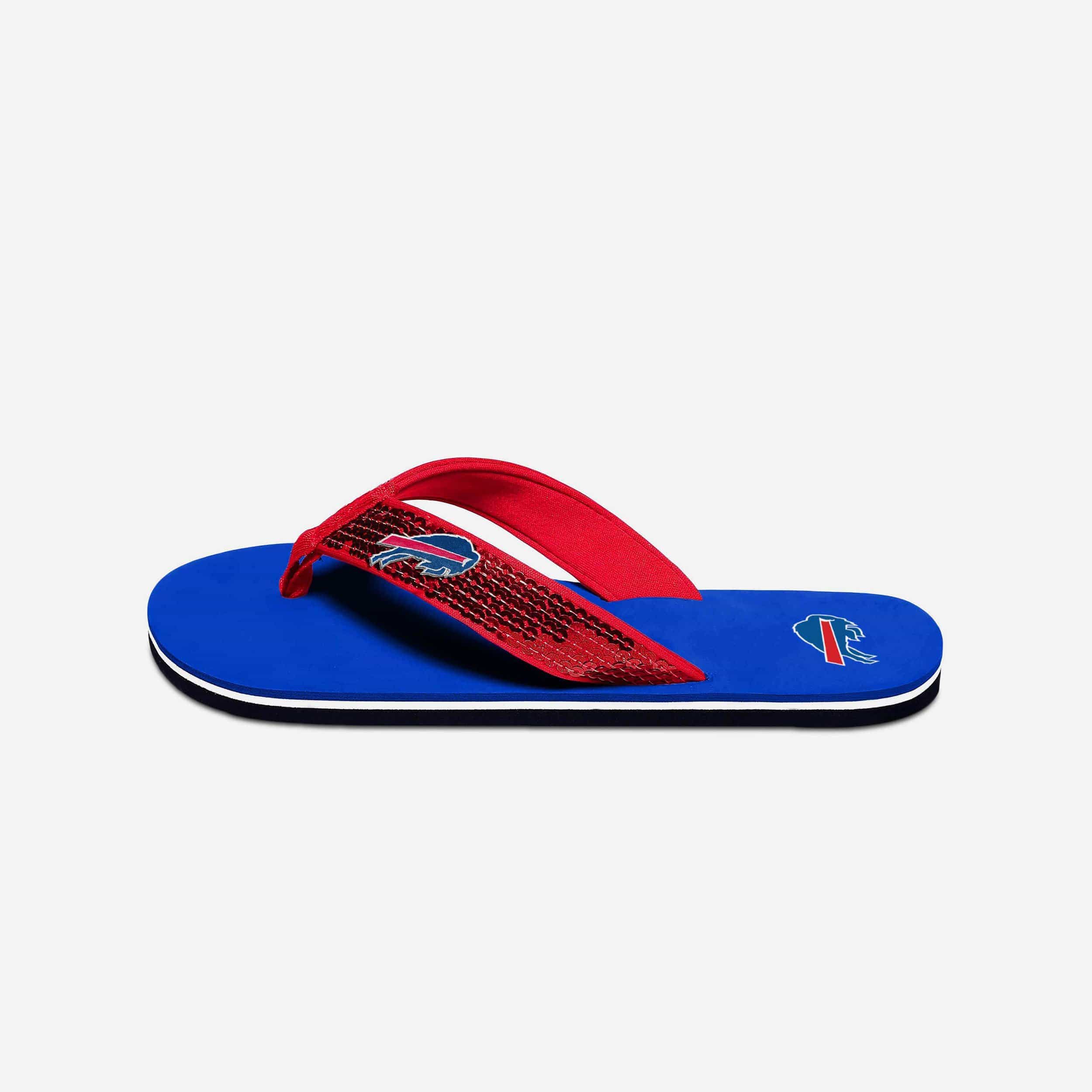 Lids Buffalo Bills FOCO Color Pop Flip Flop Sandals