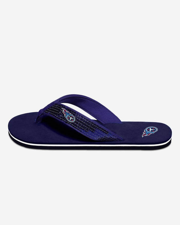 Tennessee Titans Womens Sequin Flip Flop FOCO - FOCO.com