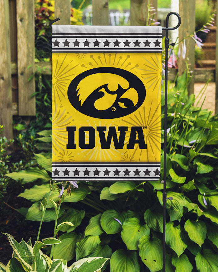 Iowa Hawkeyes Americana Garden Flag FOCO - FOCO.com