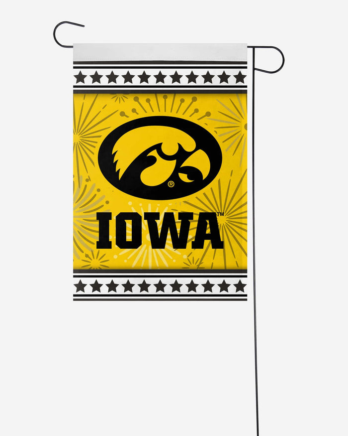 Iowa Hawkeyes Americana Garden Flag FOCO - FOCO.com