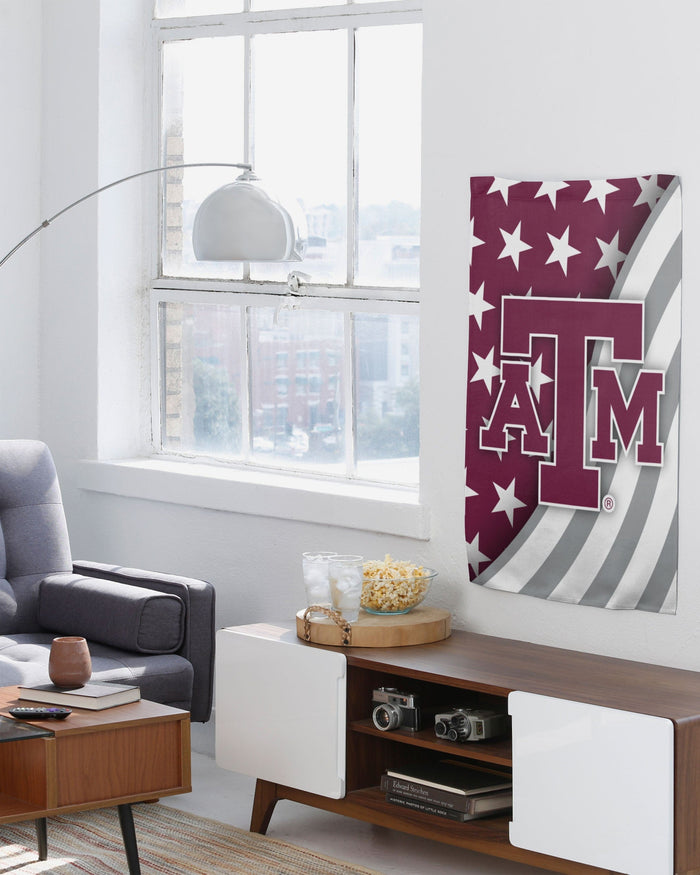 Texas A&M Aggies Americana Vertical Flag FOCO - FOCO.com