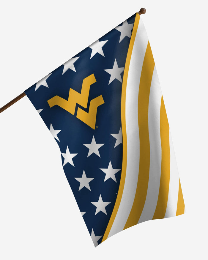 West Virginia Mountaineers Americana Vertical Flag FOCO - FOCO.com