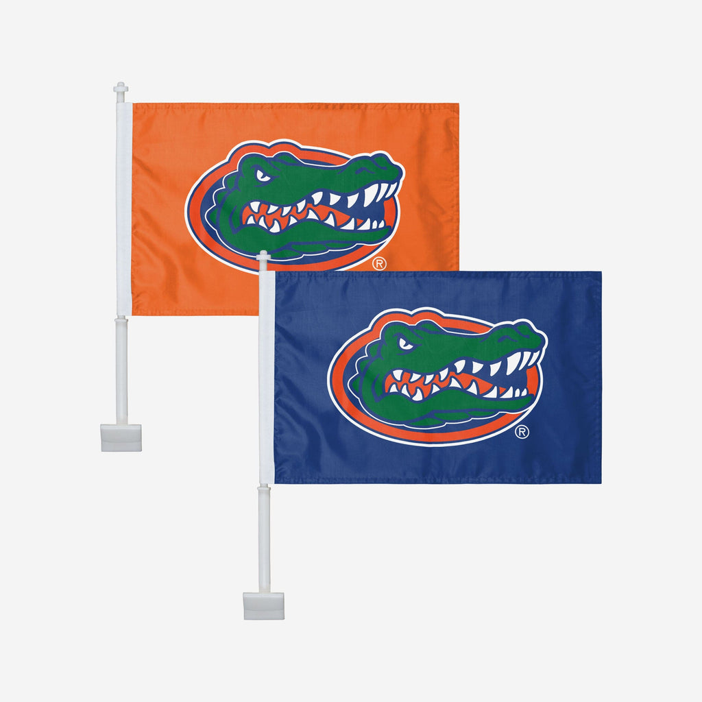 Florida Gators 2 Pack Solid Car Flag FOCO - FOCO.com