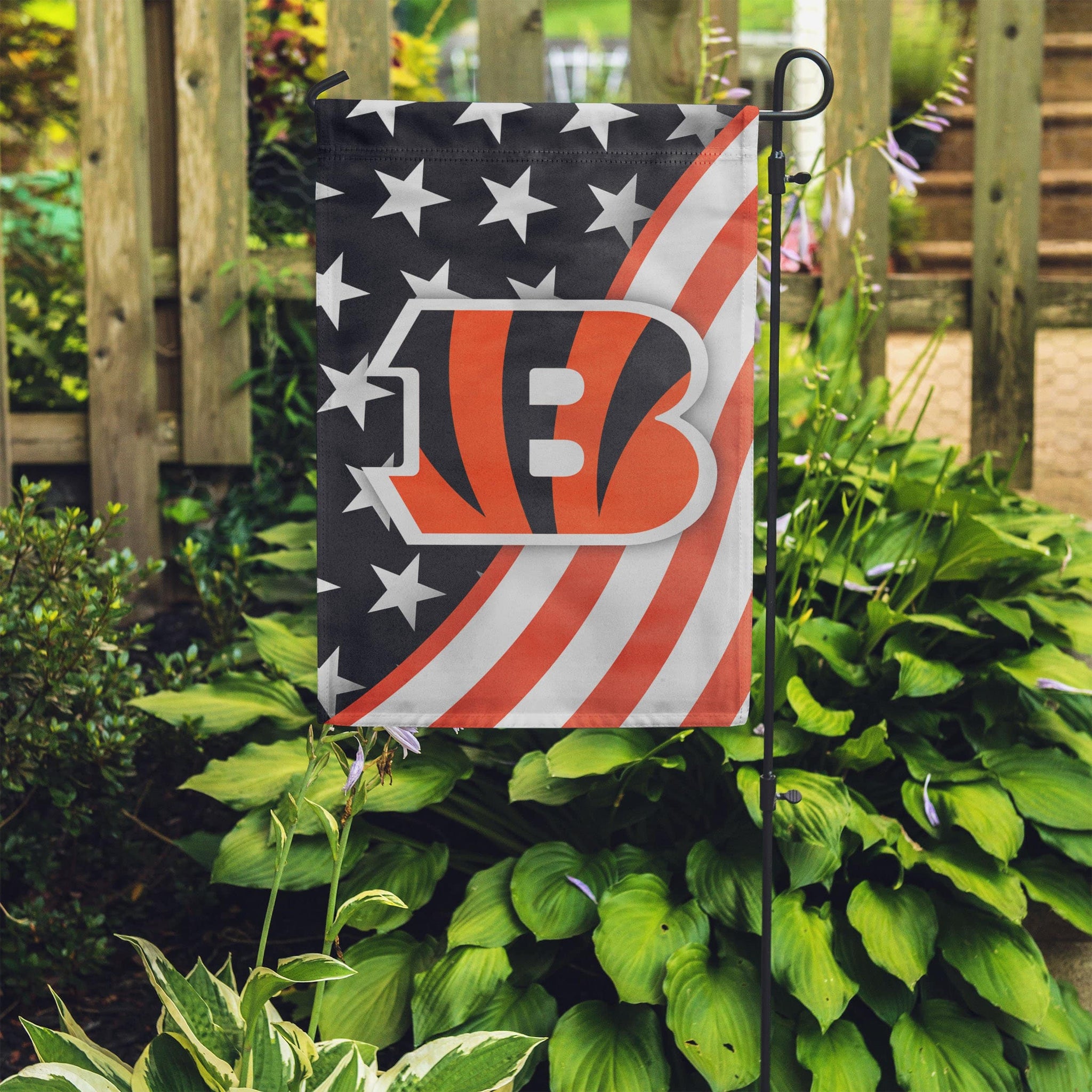 Cincinnati Bengals Americana Garden Flag FOCO