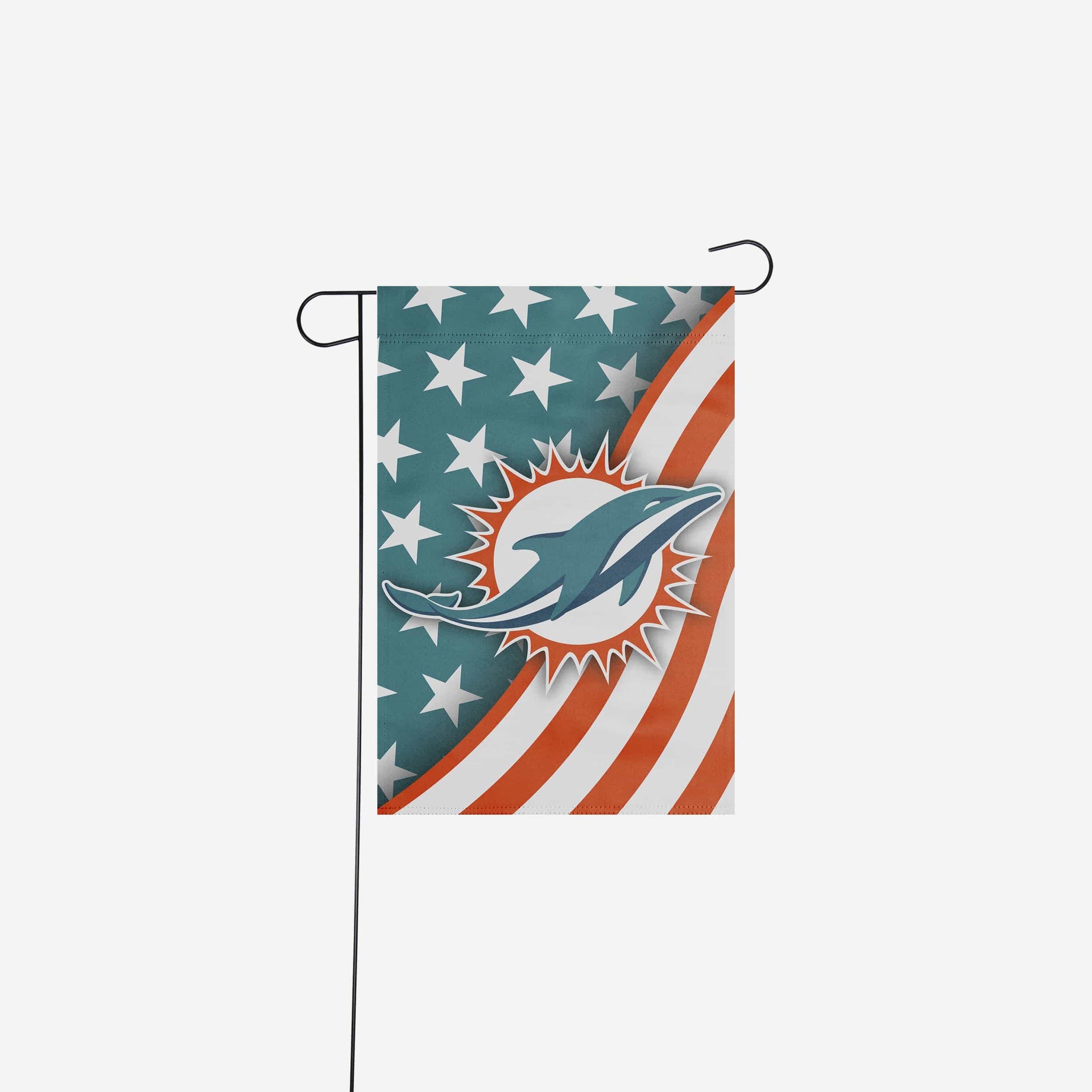 Miami Dolphins NFL Solid Garden Flag