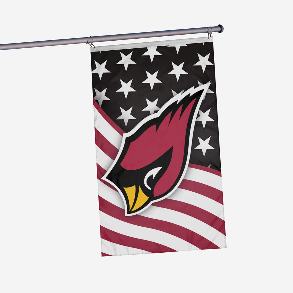 Arizona Cardinals Americana Horizontal Flag FOCO - FOCO.com