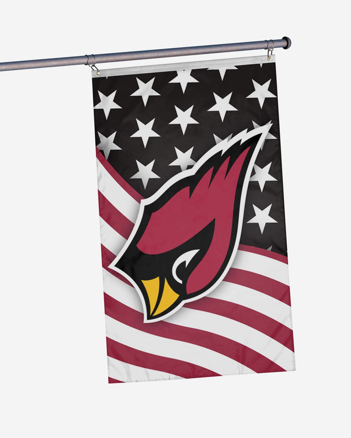 Arizona Cardinals Americana Horizontal Flag FOCO - FOCO.com