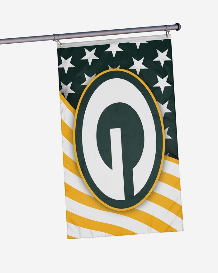 Green Bay Packers Americana Horizontal Flag FOCO - FOCO.com