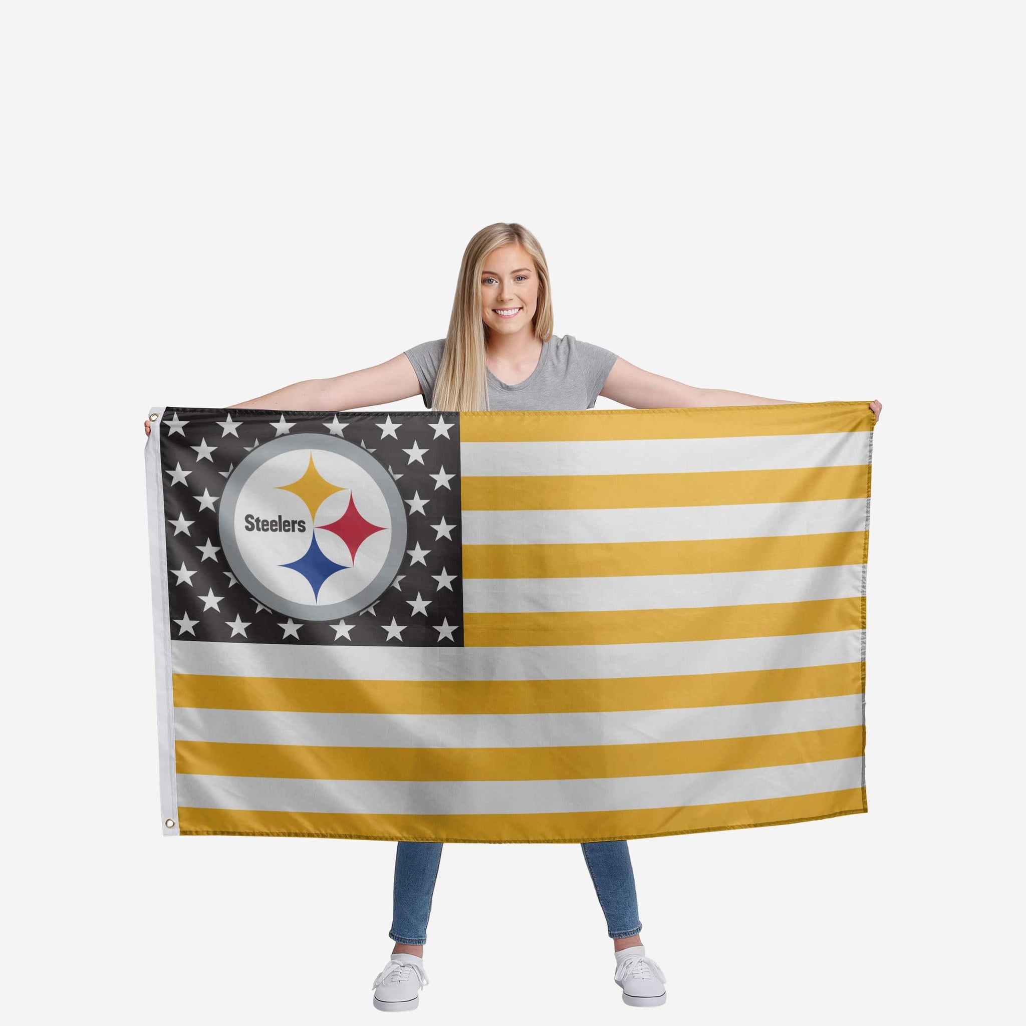 Pittsburgh Steelers NFL Solid Horizontal Flag