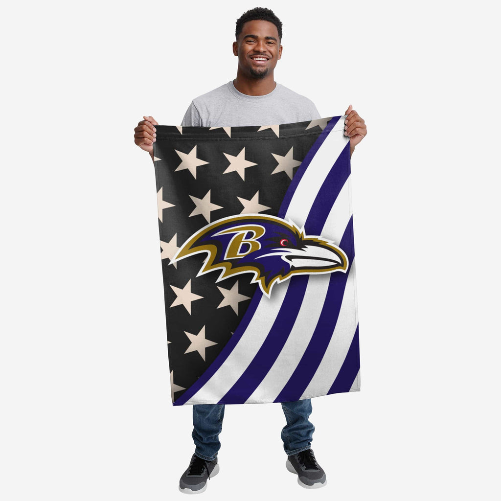 Baltimore Ravens Americana Vertical Flag FOCO