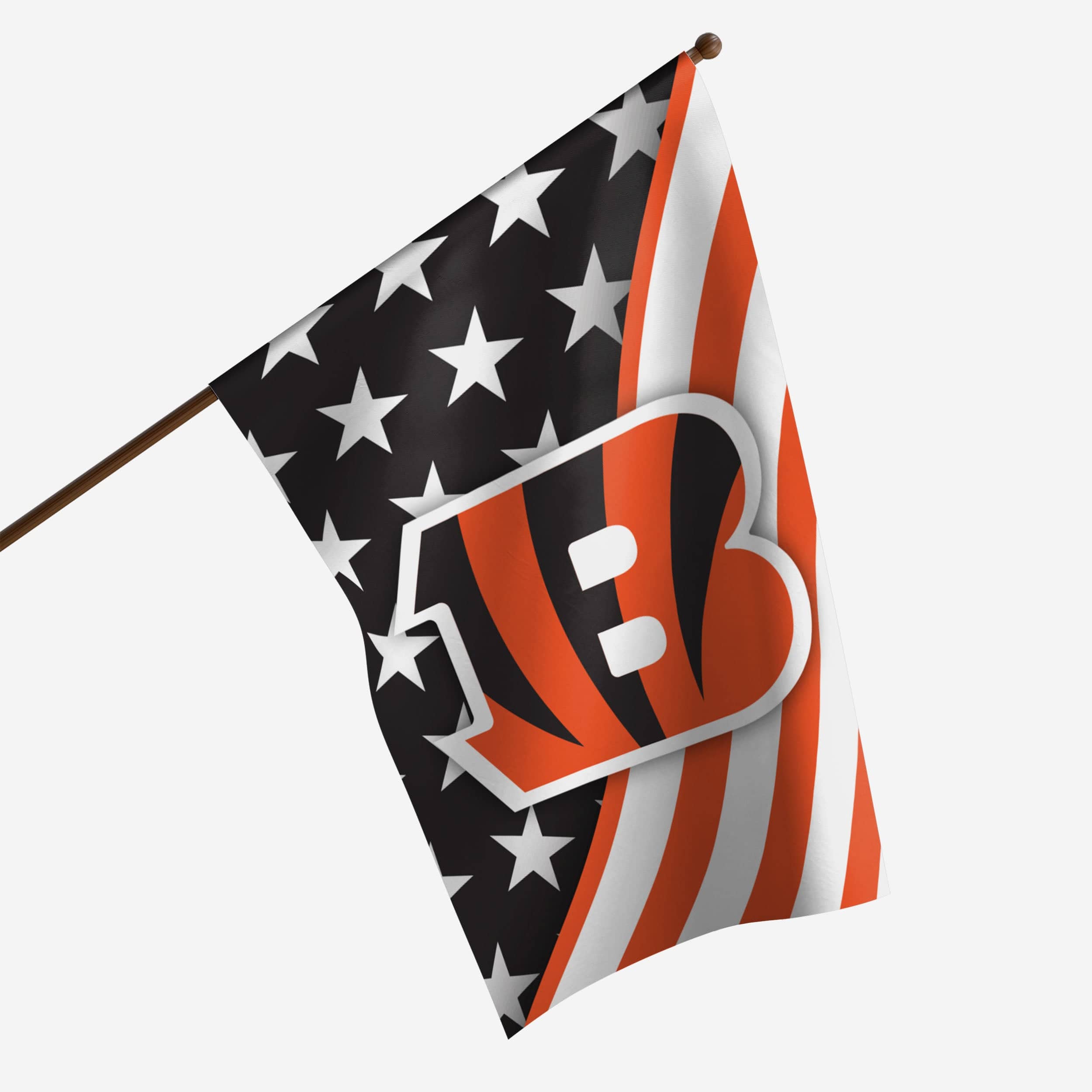 FOCO Cincinnati Bengals NFL Americana Vertical Flag