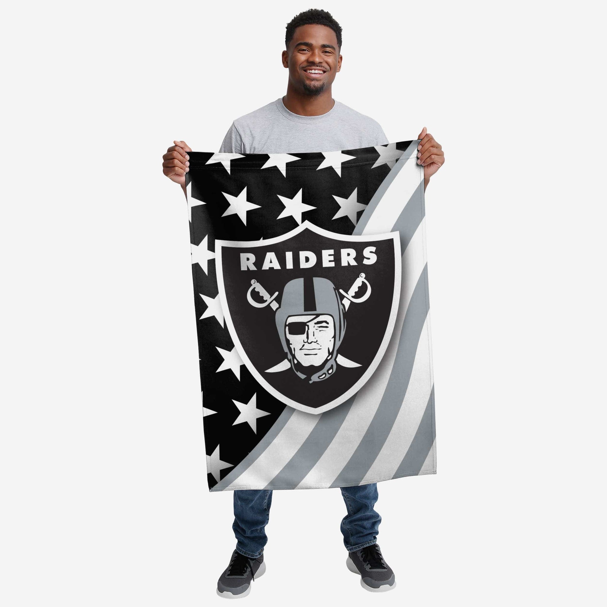 Las Vegas Raiders Solid Vertical Flag FOCO