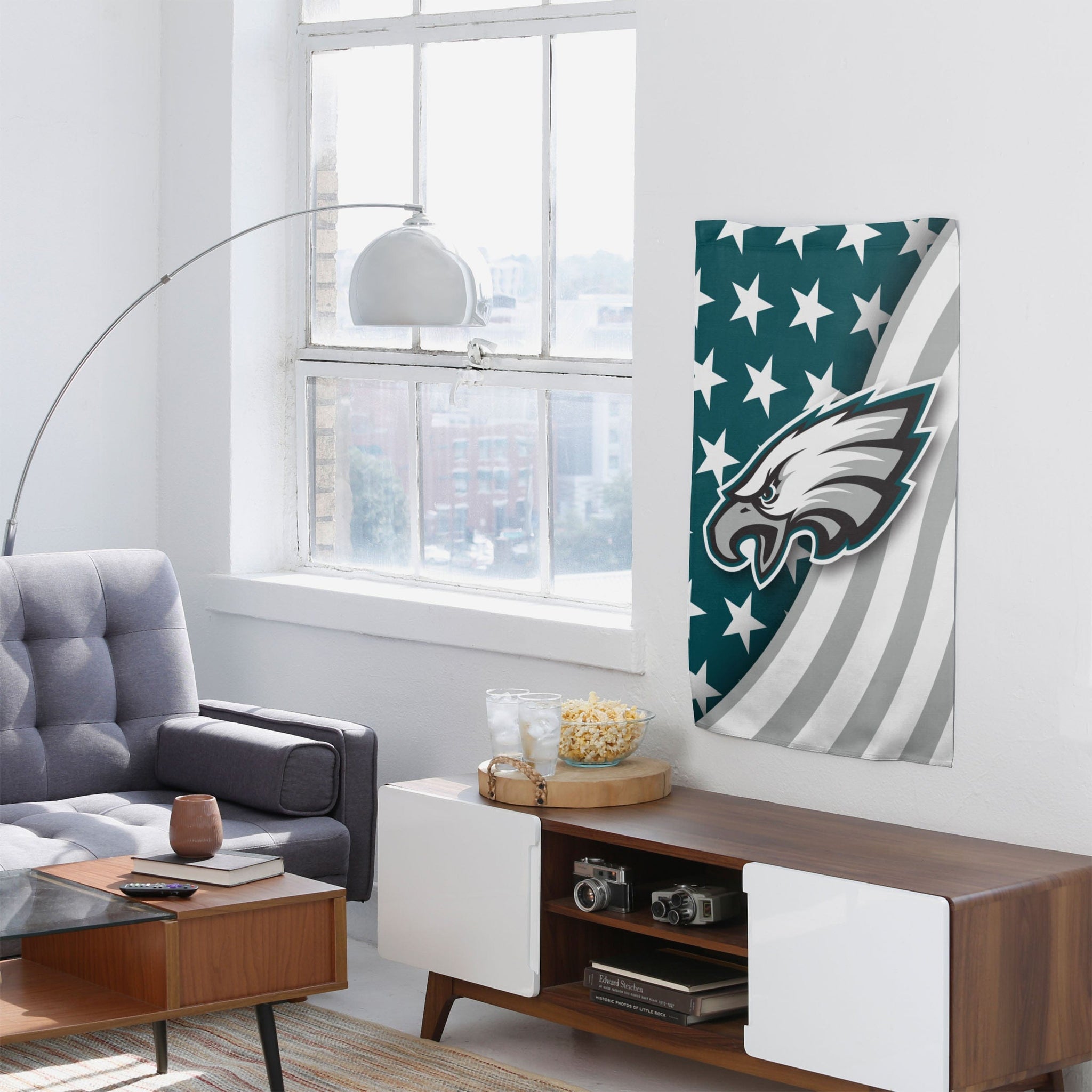 Philadelphia Eagles Solid Vertical Flag FOCO