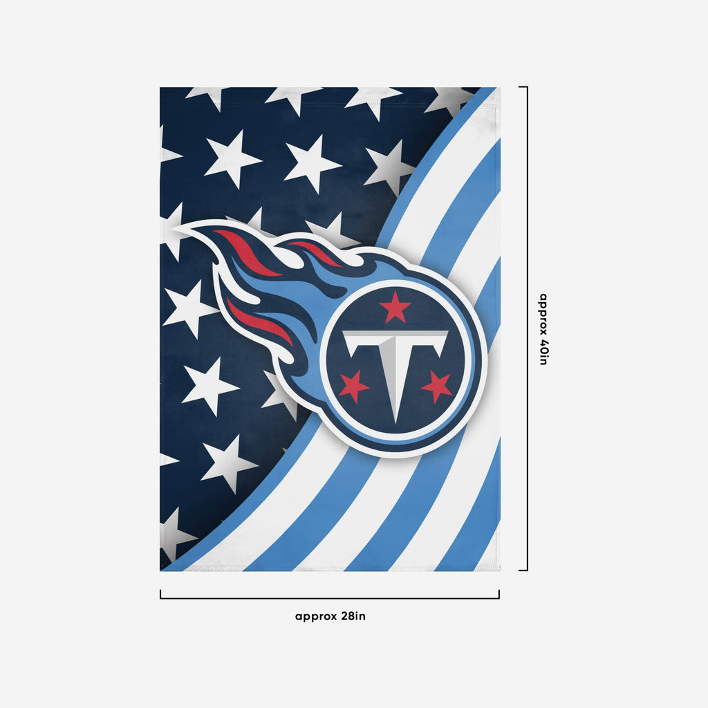 Tennessee Titans Americana Vertical Flag FOCO