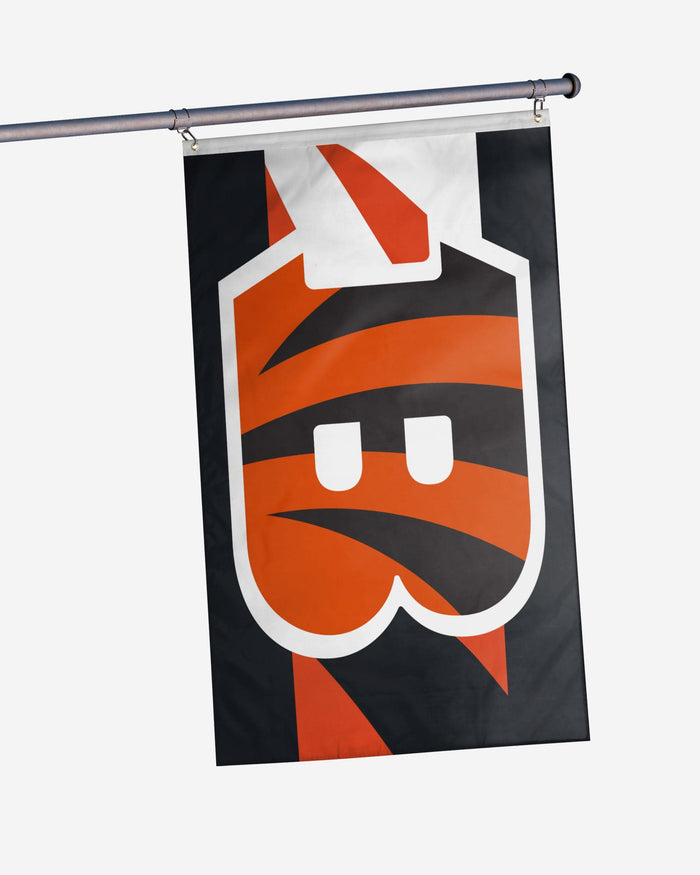 Cincinnati Bengals Big Logo Team Stripe Horizontal Flag FOCO - FOCO.com