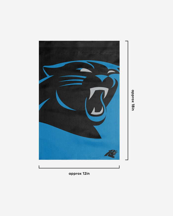 Carolina Panthers Colorblock Helmet Garden Flag FOCO - FOCO.com