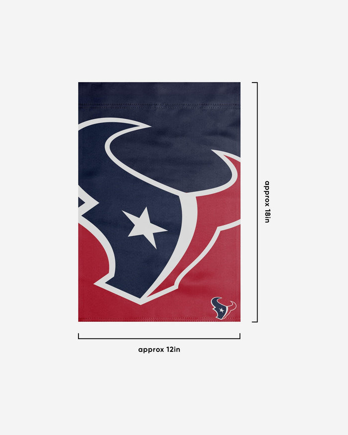 Houston Texans Colorblock Helmet Garden Flag FOCO - FOCO.com