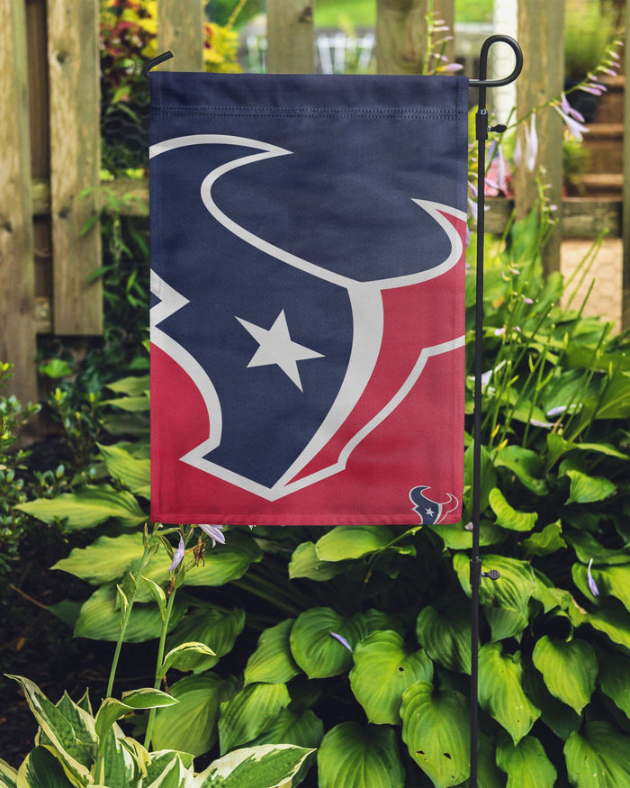 Houston Texans Colorblock Helmet Garden Flag FOCO - FOCO.com