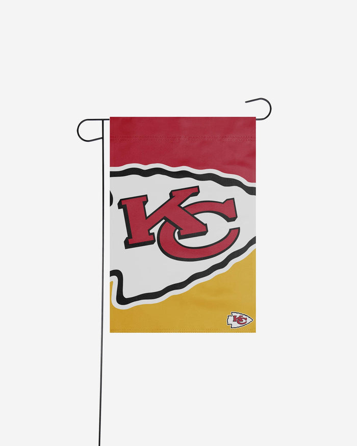 Kansas City Chiefs Colorblock Helmet Garden Flag FOCO - FOCO.com