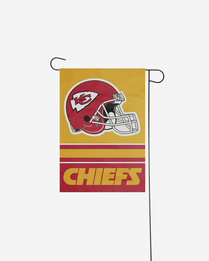 Kansas City Chiefs Colorblock Helmet Garden Flag FOCO - FOCO.com