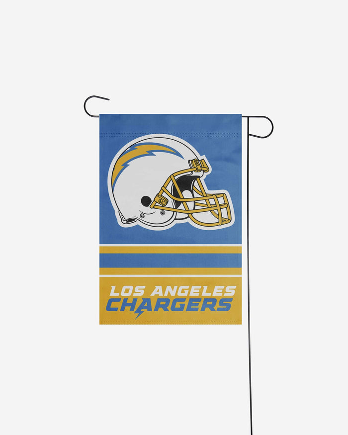 Los Angeles Chargers Colorblock Helmet Garden Flag FOCO - FOCO.com