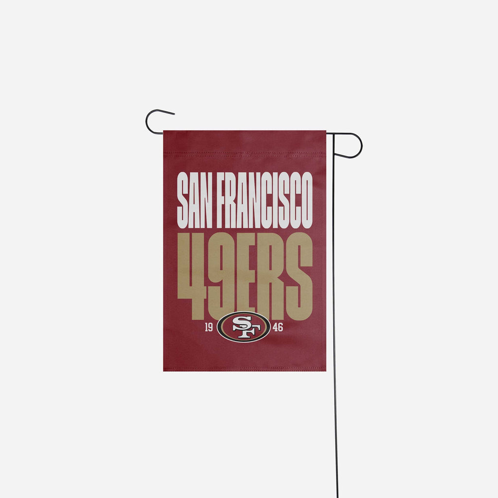 San Francisco 49ers Garden Flag FOCO - FOCO.com