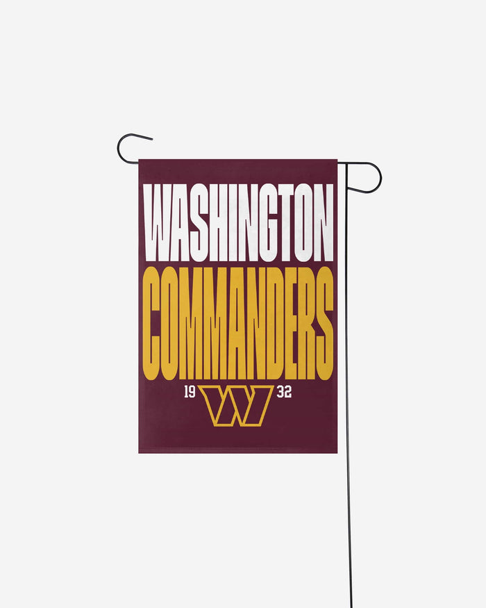 Washington Commanders Garden Flag FOCO - FOCO.com