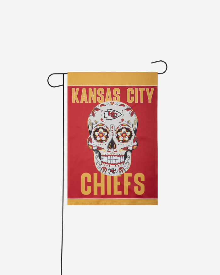 Kansas City Chiefs Day of the Dead Garden Flag FOCO - FOCO.com