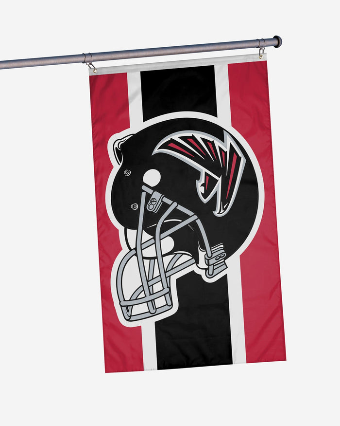Atlanta Falcons Helmet Horizontal Flag FOCO - FOCO.com