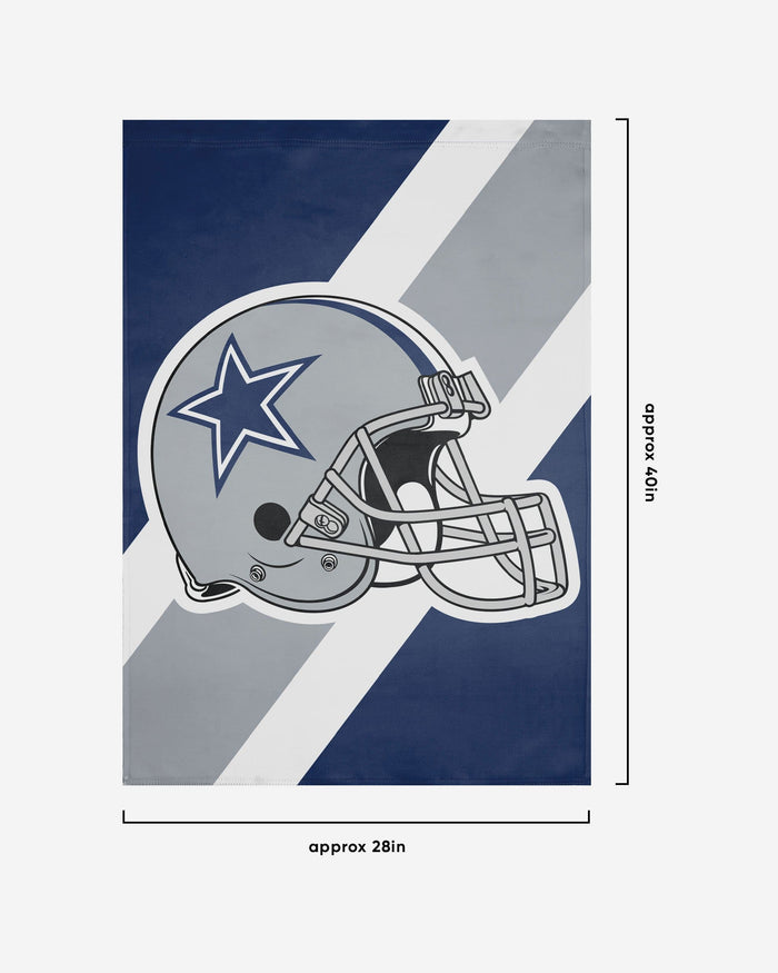 Dallas Cowboys Helmet Vertical Flag FOCO - FOCO.com