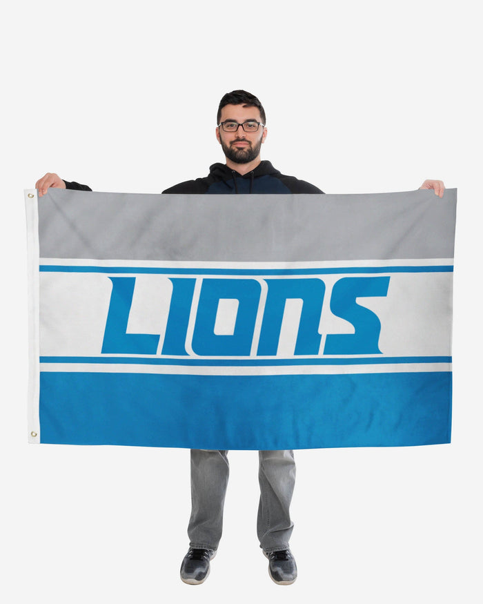 Detroit Lions Horizontal Flag FOCO - FOCO.com
